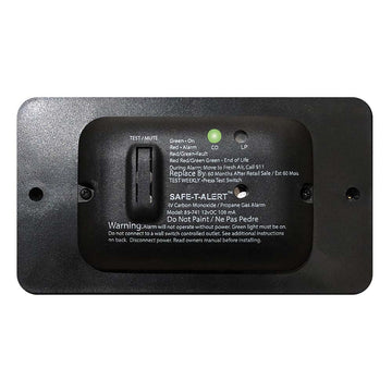 Safe-T-Alert 85 Series Dual Carbon Monoxide/Propane Gas Alarm, 12V DC, UL Listed
