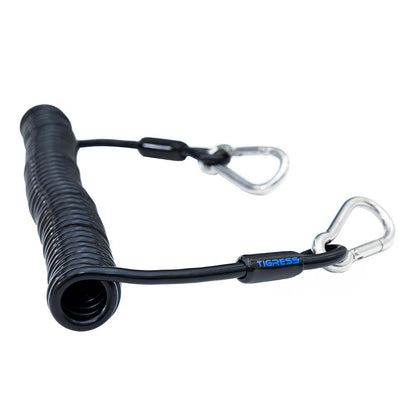 Tigress Light Tackle Coiled Safety Tether, 600 lbs Capacity