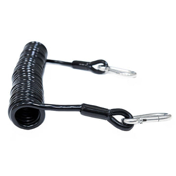 Tigress Heavy-Duty Coiled Safety Tether, 1260lb Breaking Strength