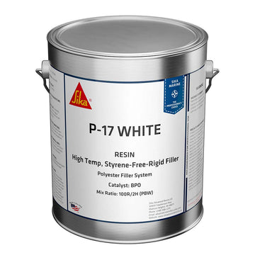 Sika SikaBiresin® AP017 Styrene-Free Polyester Fairing Compound, White Gallon