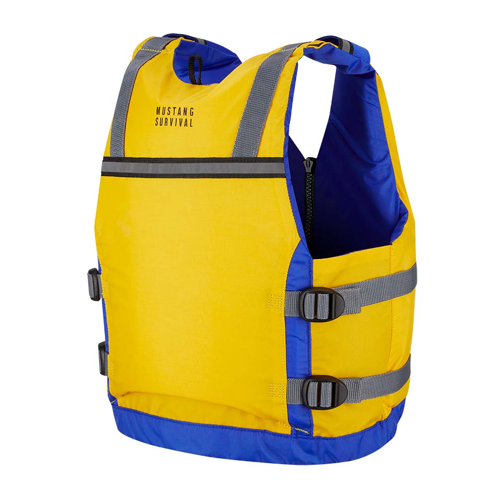 Mustang Survival Youth Reflex Foam Vest - Yellow - Royal Blue - USCG