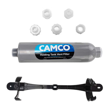 Camco Marine Holding Tank Vent Filter Kit, GAC for Odor Control