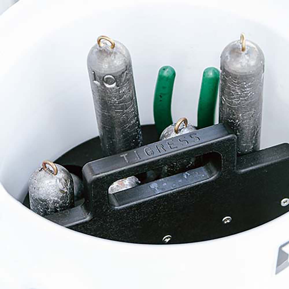Tigress Deep Drop Bucket Lead Holder, Stores 14 Leads, Fits 5-Gallon Buckets