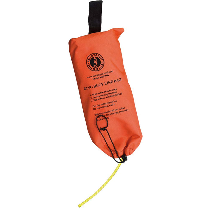 Mustang Survival Ring Buoy Throw Bag, 90' Rope