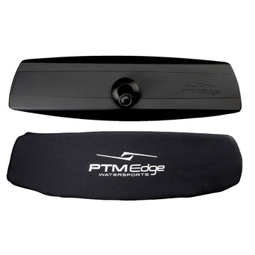 PTM Watersports VR-140 Elite Mirror & Cover Combo, 6"x20" Black