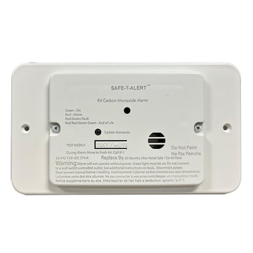 Safe-T-Alert 62 Series 12V Carbon Monoxide Alarm Flush Mount