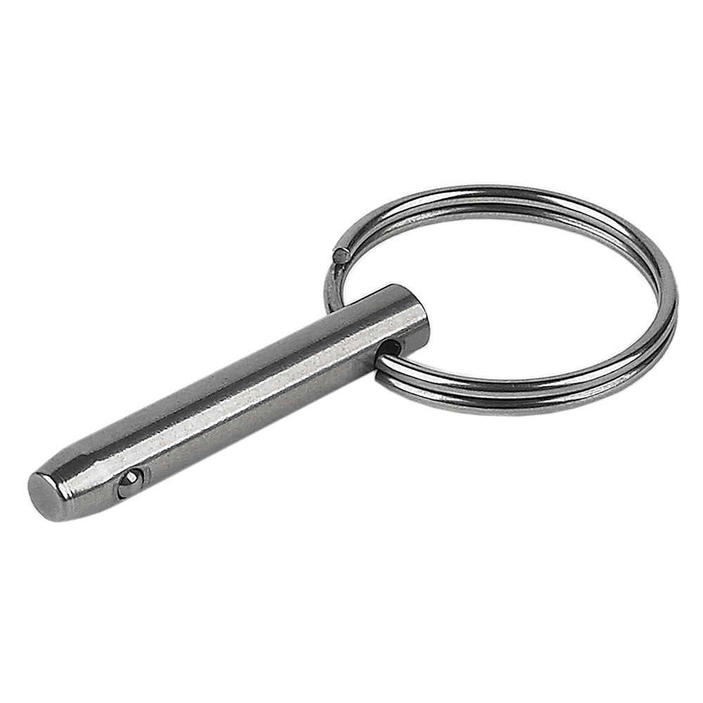 Schaefer Marine Grade Quick Release Pin, 1/4" x 1" Grip, 316 Stainless