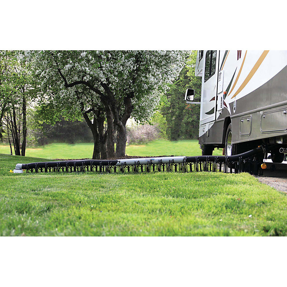 Camco Sidewinder RV Sewer Hose Support, 20' - Flexible & Rust-Resistant
