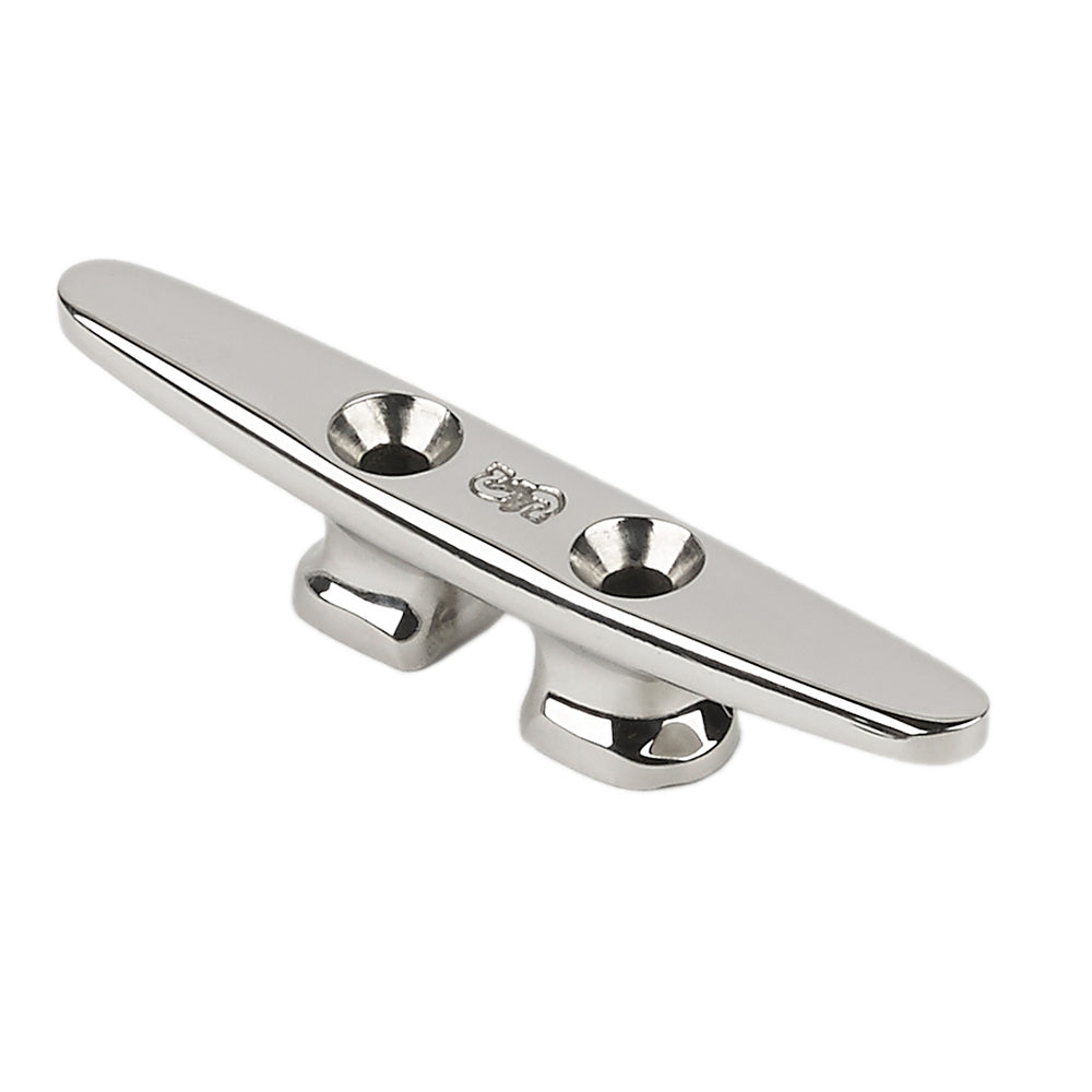 Schaefer Marine 60-75 Stainless Steel Open Base Cleat, 3-Inch