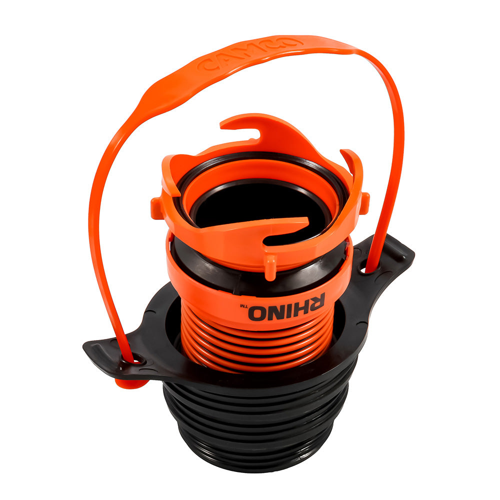 Camco Rhino Flexible 3-in-1 Sewer Hose Seal with RhinoEXTREME Hose