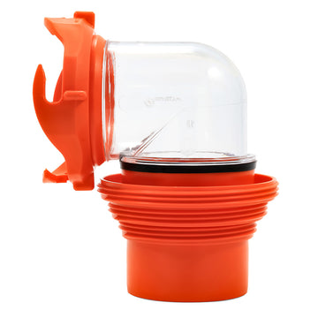 Camco RhinoFLEX Swivel Bayonet RV Sewer Elbow & 4-in-1 Adapter