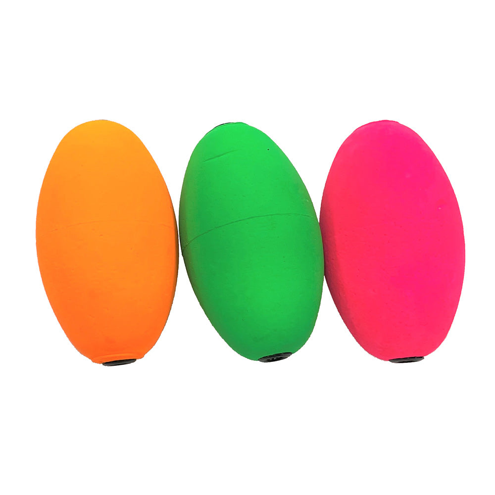 Tigress Oval Kite Floats, Multi-Color 3-Pack - High-Visibility