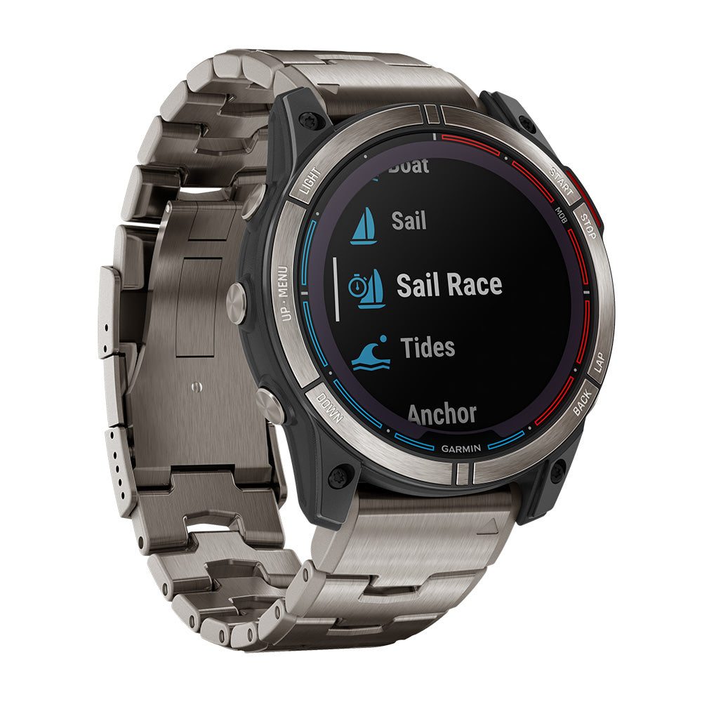 Garmin 010-02541-60 quatix 7 Solar Marine GPS Smartwatch, 10 ATM