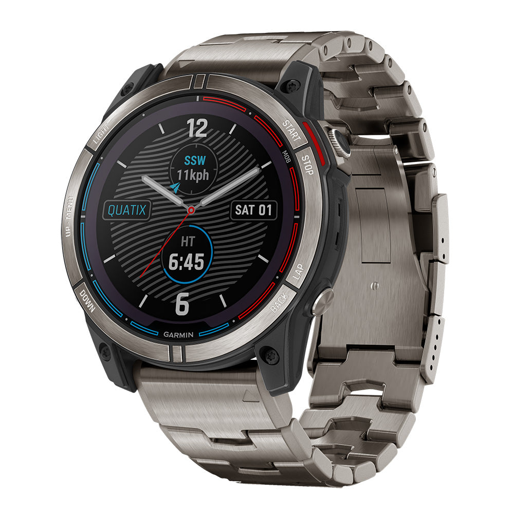 Garmin 010-02541-60 quatix 7 Solar Marine GPS Smartwatch, 10 ATM