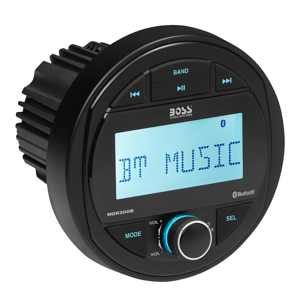 Boss Audio MGR300B Marine Receiver - 240W, Bluetooth, AM/FM, IPX6
