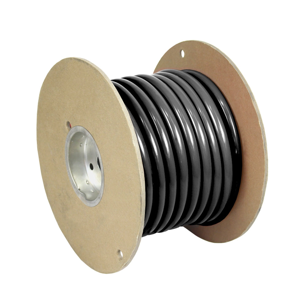 Pacer Black 4 AWG Marine Battery Cable, 50ft – UL Listed, Made in USA