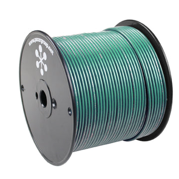 Pacer WUL18GN-500 Marine Primary Wire, 18 AWG Green, 500 ft.