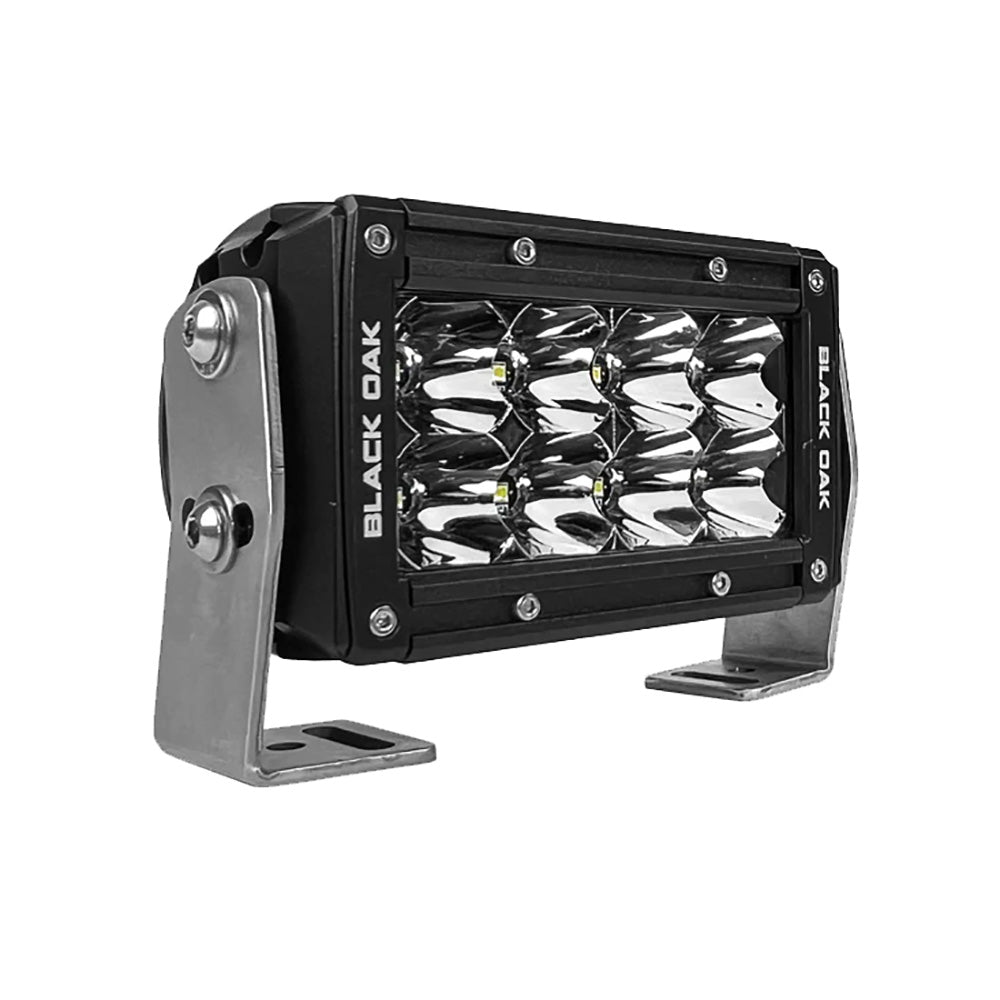 Black Oak LED Pro Series 3.0 4" Flood LED Light Bar, 5,280 Lumens, IP69K Rated
