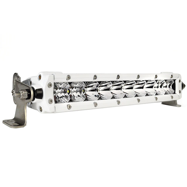 Black Oak LED Pro Series 3.0 10 in. Single Row LED Light Bar, White Housing