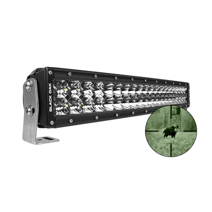 Black Oak LED Pro Series Double Row Combo Infrared 20" 940nm Light Bar