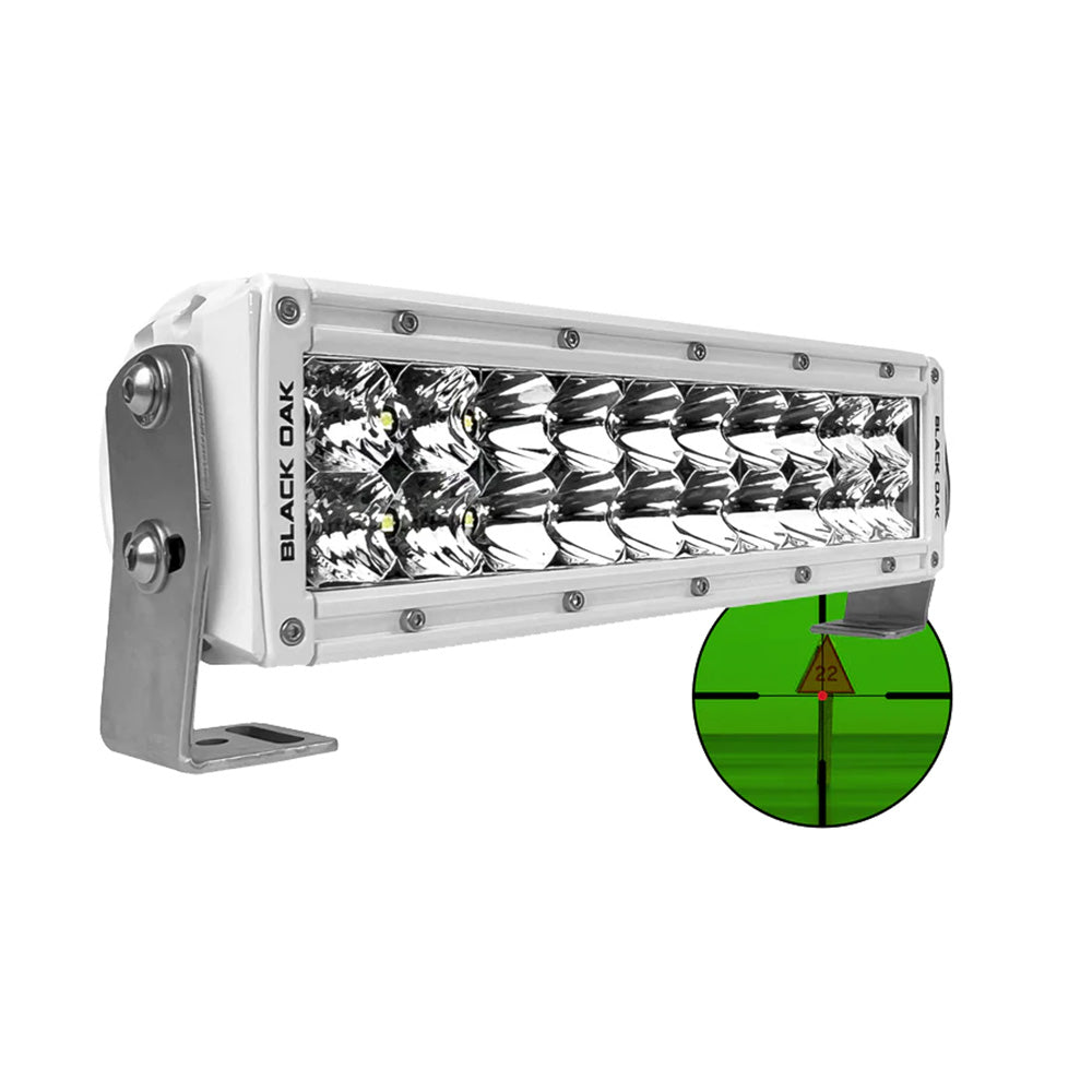 Black Oak LED Pro Series 3.0 10" 850nm Infrared Marine Double Row Light Bar