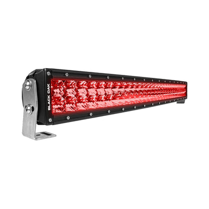 Black Oak LED 30" Curved Red Predator Hunting Light Bar, 180W, IP69 Rated