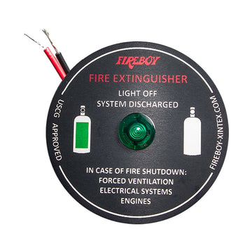 Fireboy-Xintex System Ready Panel Warning Light, 2 in.