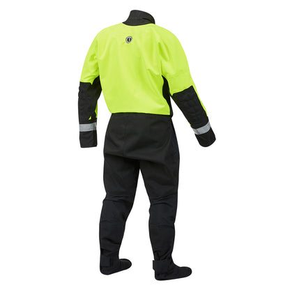 Mustang Survival MSD57602-251-M-101 Dry Suit, Fluorescent Yellow Green-Black