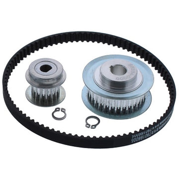 Jabsco 58500-Series Lite Flush Toilet Pulley & Belt Kit, Genuine OEM