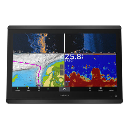 Garmin GPSMAP 8616xsv Chartplotter/Sonar Combo, 16" HD Touchscreen, Navionics+