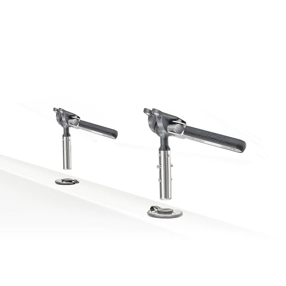 Magma Mount Dual Locking Flush Deck Socket w/Adjustable & Locking LeveLock