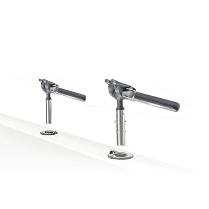 Magma Mount Dual Locking Flush Deck Socket w/Adjustable & Locking LeveLock