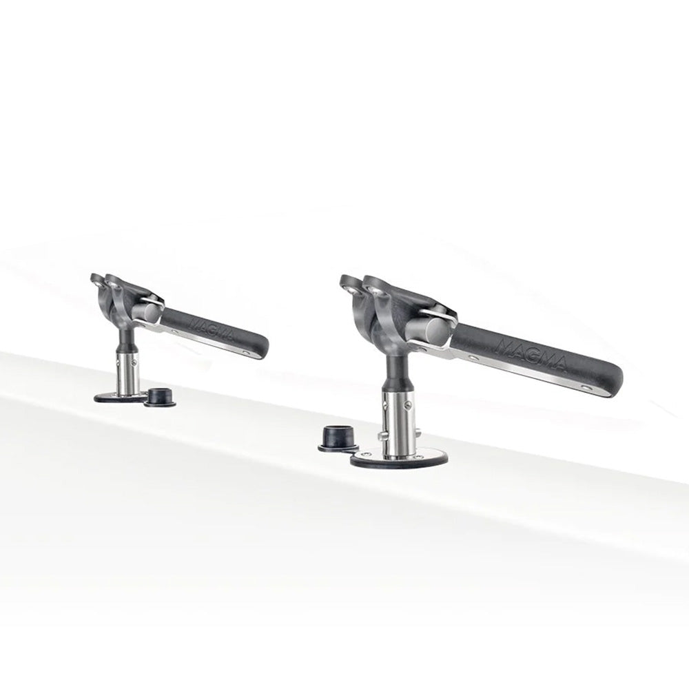 Magma Mount Dual Locking Flush Deck Socket w/Adjustable & Locking LeveLock