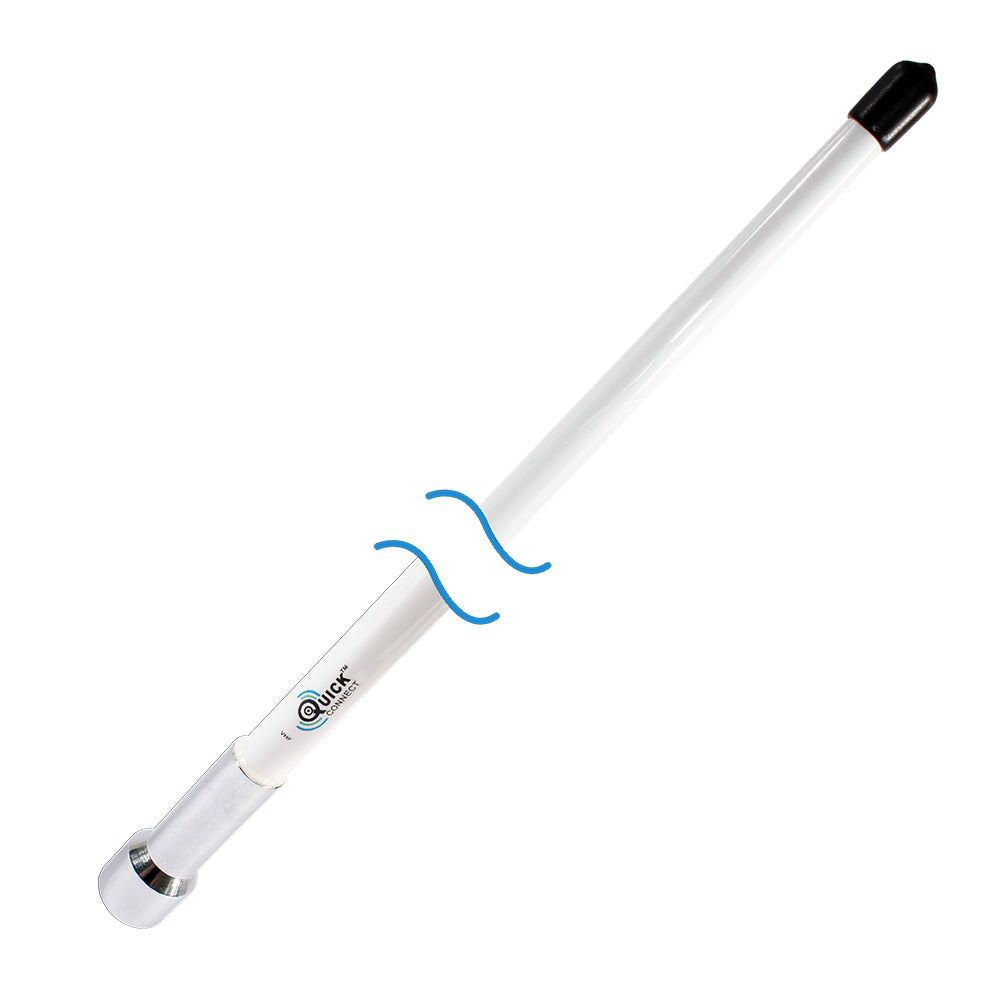 Shakespeare QC-8-T 8' 6dB QuickConnect™ VHF Antenna, White Fiberglass