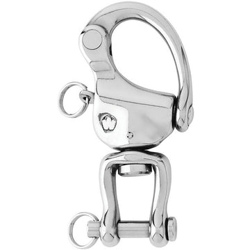 Wichard HR Snap Shackle, Clevis Pin Swivel, 120mm – Forged 17.4 PH SS