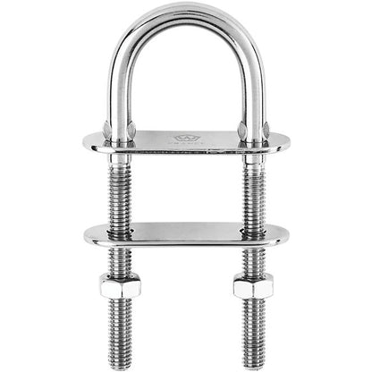 Wichard Marine U-Bolt Pad Eye, 10mm x 90mm – 316L Stainless Steel