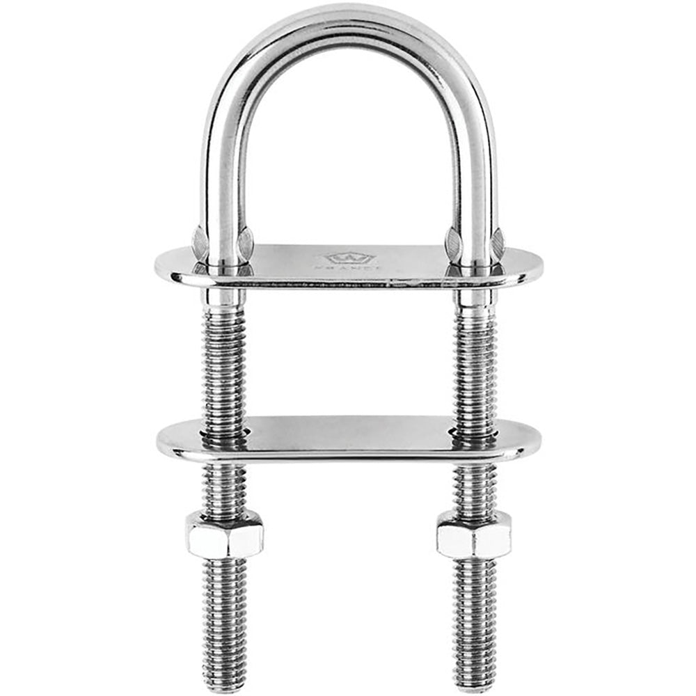 Wichard U-Bolt Pad Eye, 8mm (5/16") 316L Stainless Steel, 5290lb WL