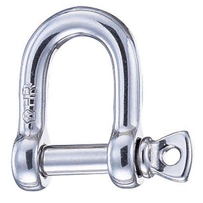 Wichard HR D Shackle, 14mm Diameter – High Resistance Stainless Steel