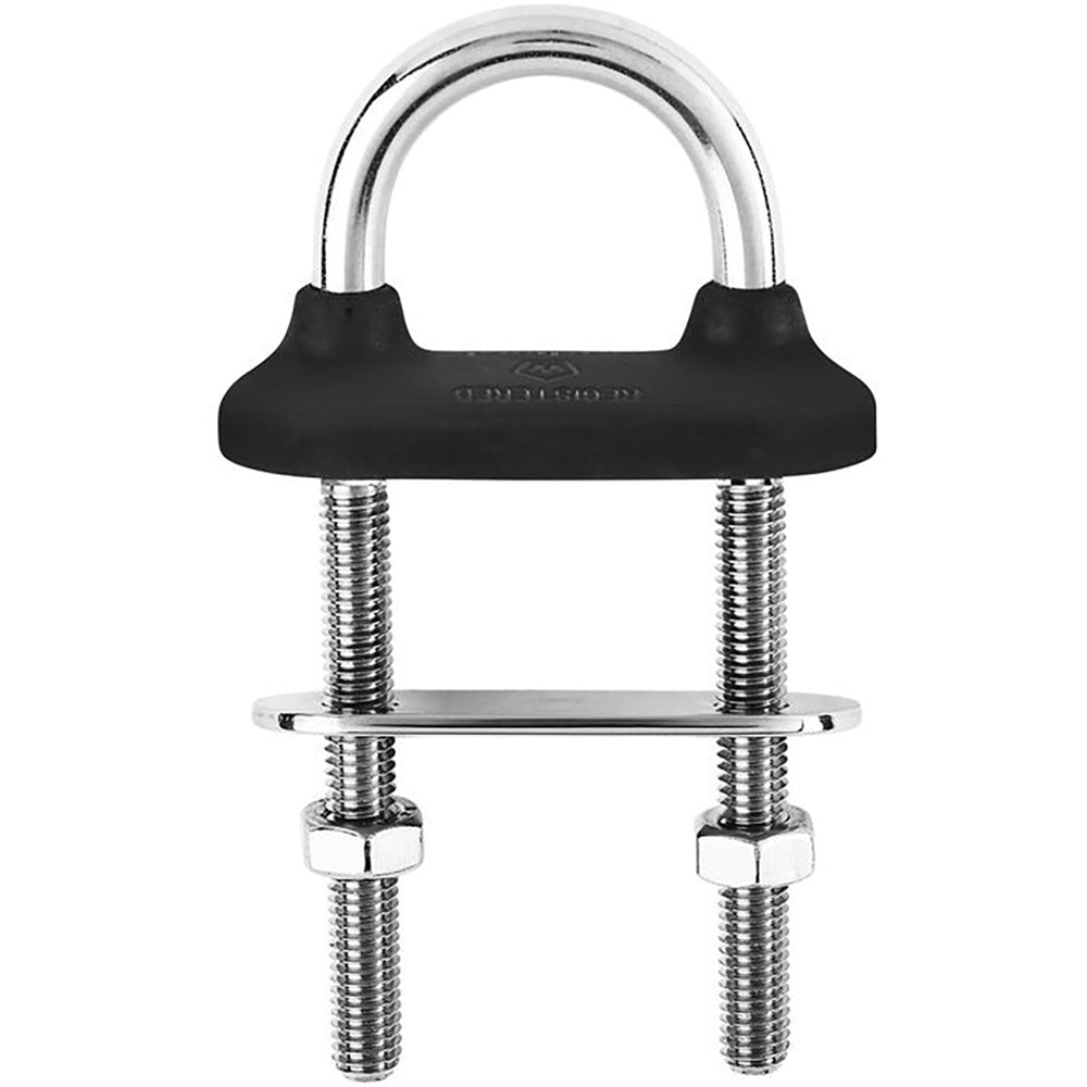 Wichard Marine Black Watertight U-Bolt, 10mm x 90mm – 316L Stainless Steel