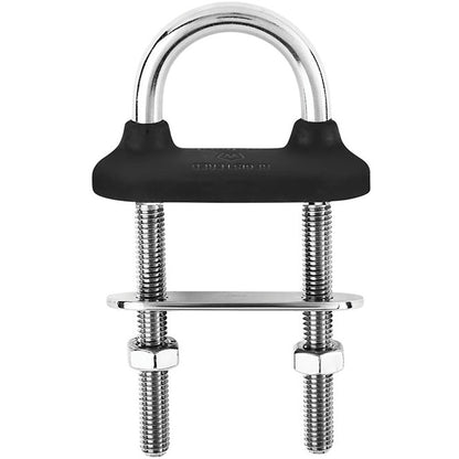 Wichard Marine Black Watertight U-Bolt, 10mm x 90mm – 316L Stainless Steel