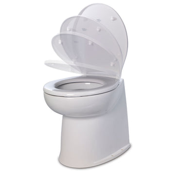 Jabsco Deluxe Flush 14" Freshwater Electric Marine Toilet, 12V
