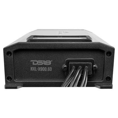 DS18 HYDRO 6-Channel Full-Range Class D Waterproof Marine Amplifier, 3000W, NXL-X900.6D