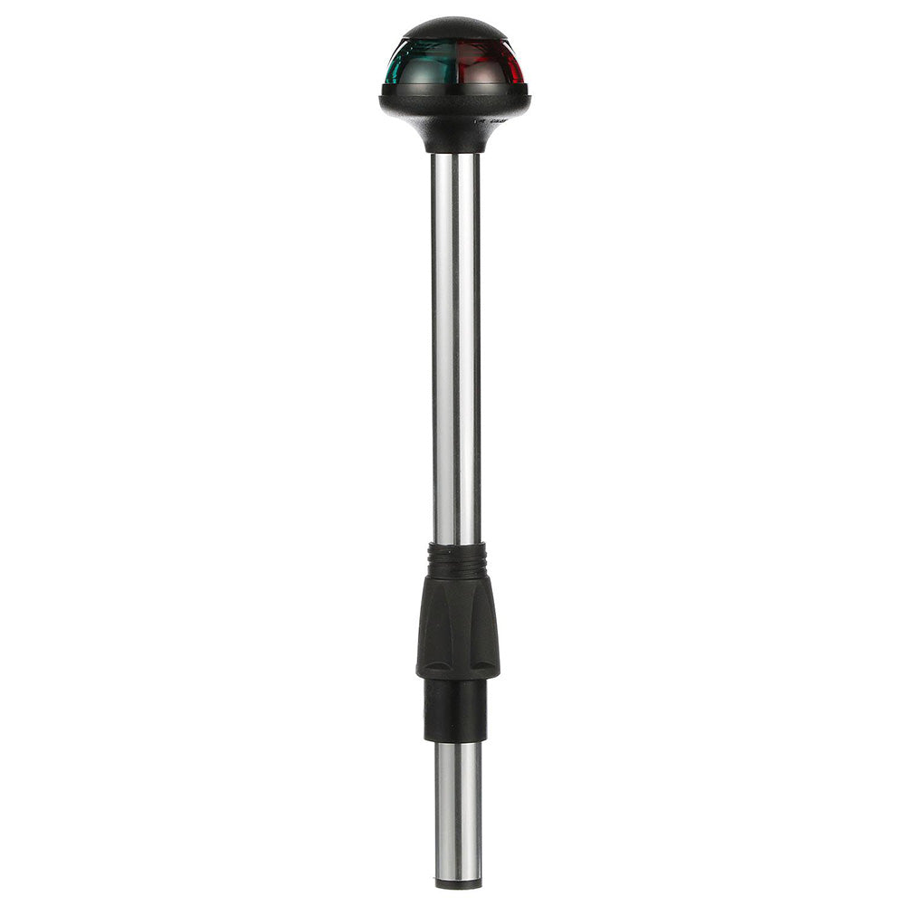 Attwood Pulsar Bi-Color 2-Pin Stowaway Pole Light, 10" Straight, 1-Mile