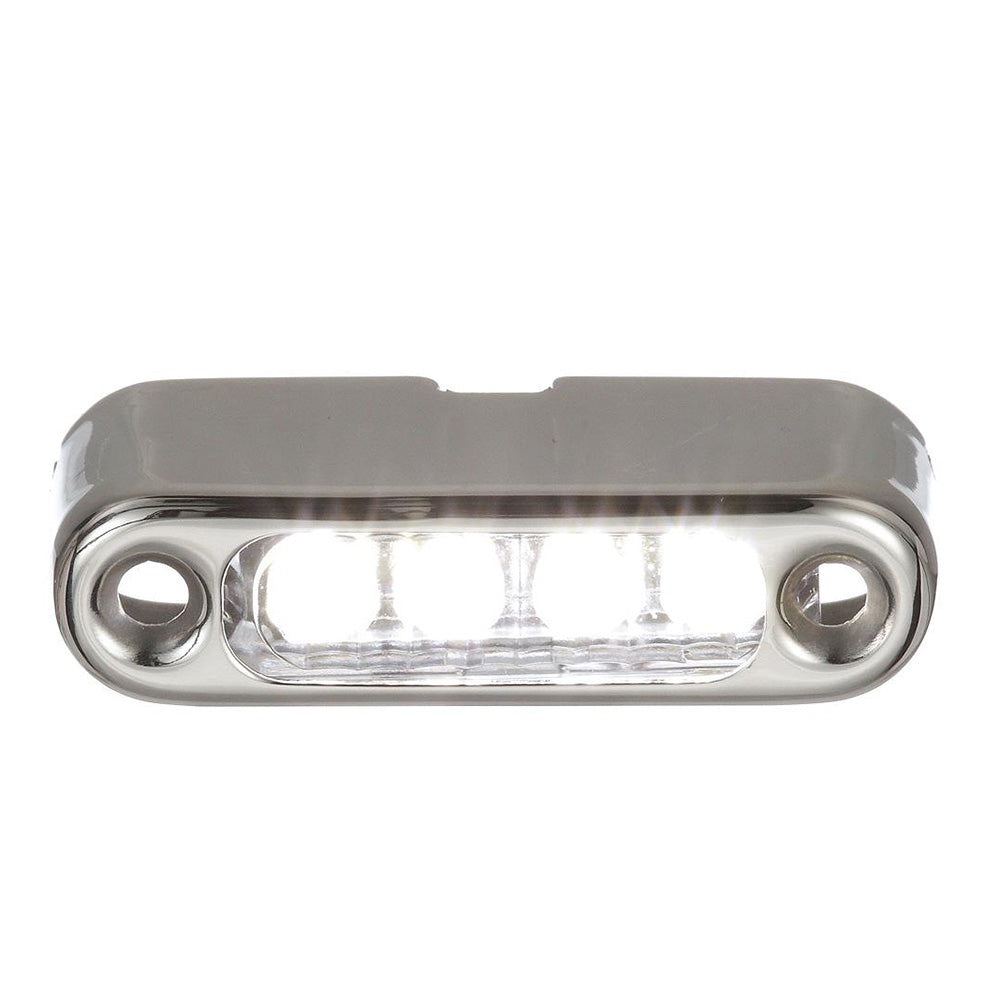 Attwood Micro White LED Courtesy Light, Stainless Steel, 12V DC