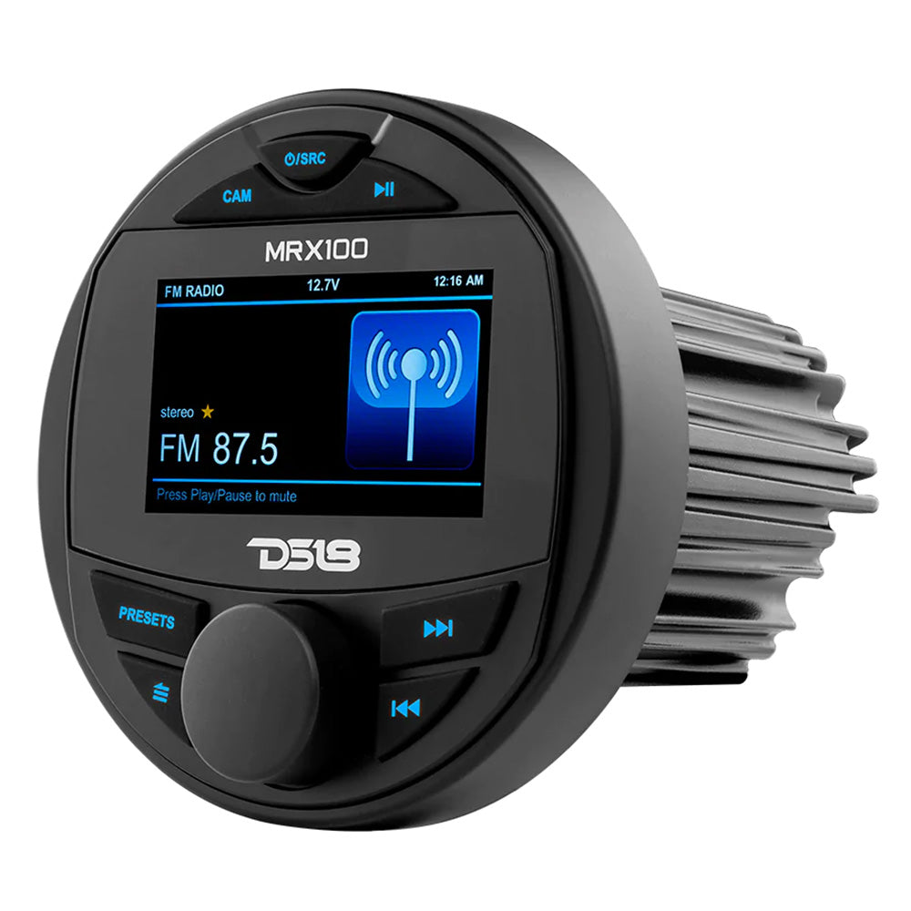 DS18 MRX100 2-Zone Marine Head Unit with TFT LCD Screen