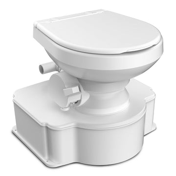Dometic M65-700 Marine Gravity Toilet, White, Standard Seat