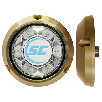 Shadow-Caster SC3 Great White Bronze Surface Mount Underwater Light, 24W