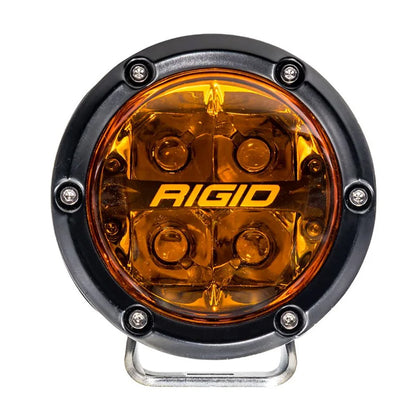 RIGID Industries 360-Series 4" LED Spot Lights, Amber PRO Lens – Pair