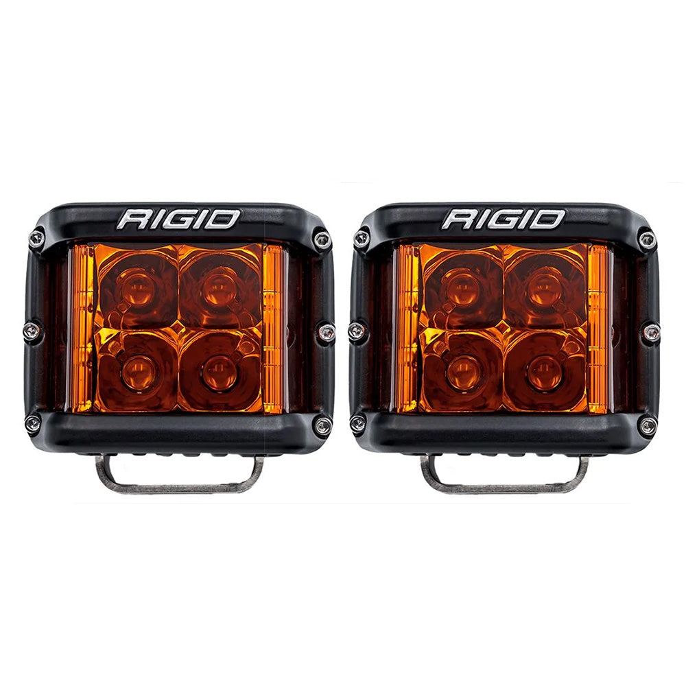 RIGID Industries D-SS Amber PRO Spot LED Lights, Pair, 45W