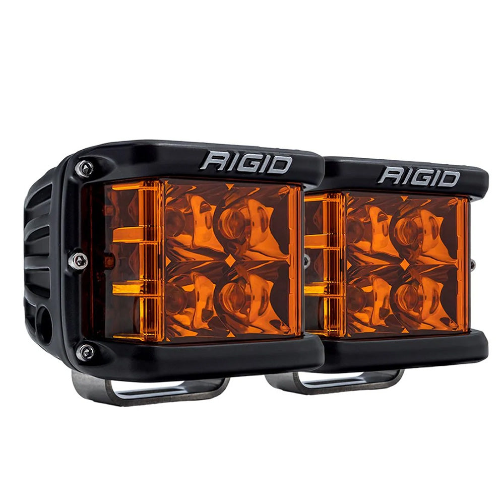 RIGID Industries D-SS Amber PRO Spot LED Lights, Pair, 45W